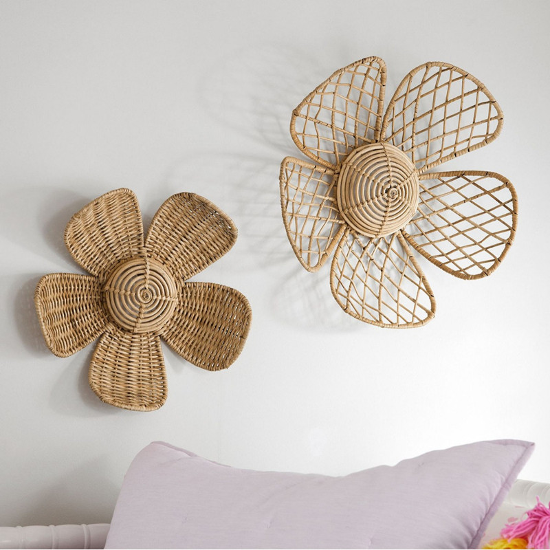 INS Nordic Woven Rattan Flower - đánh giá và giá Art Craft New Year