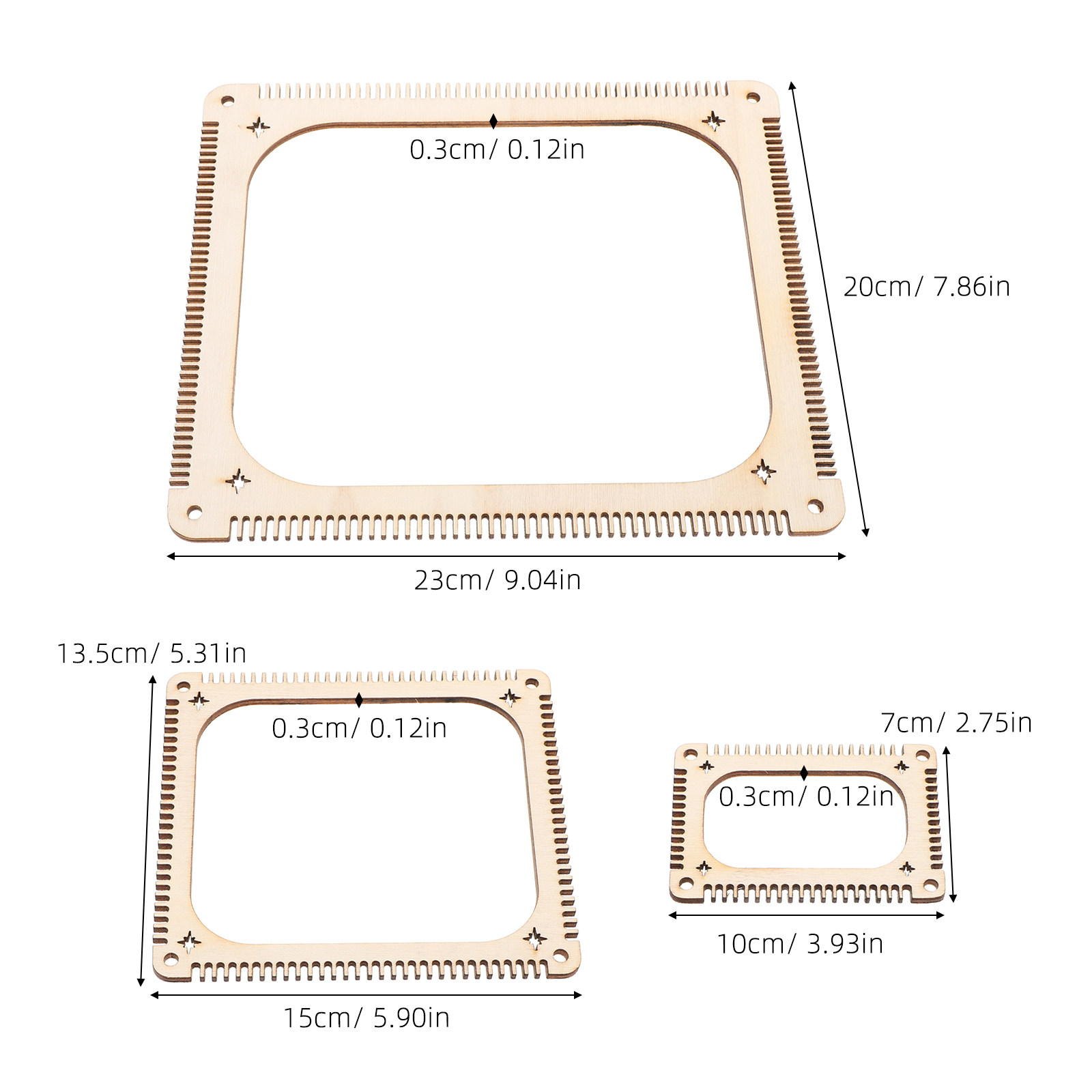 1Set Weaving Loom Kit Wooden H - đánh giá và giá Loom Weaving Frame