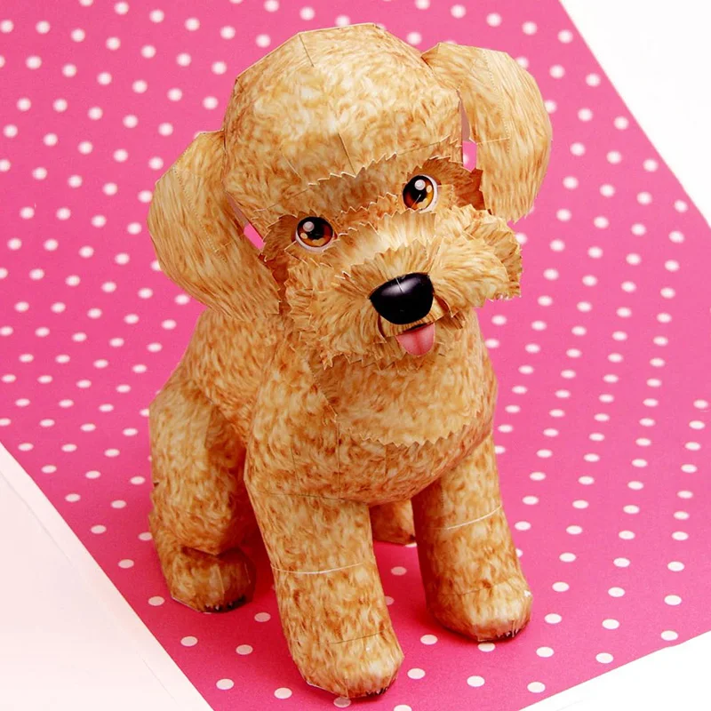 Toy Poodle Dog Folding Origami - đánh giá và giá Art Craft Center