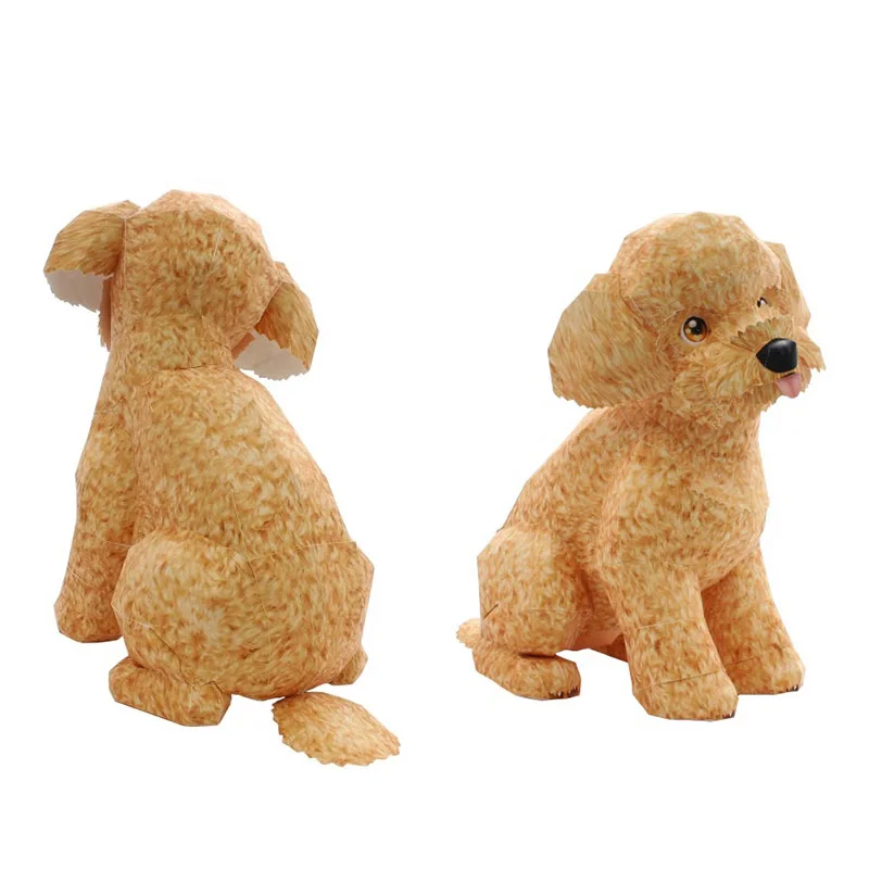 Toy Poodle Dog Folding Origami - đánh giá và giá Art Craft Center