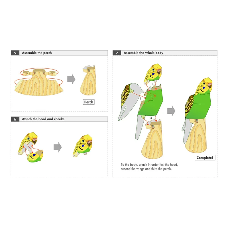 Budgerigar Parrot Bird Handmad - đánh giá và giá Art Craft Center