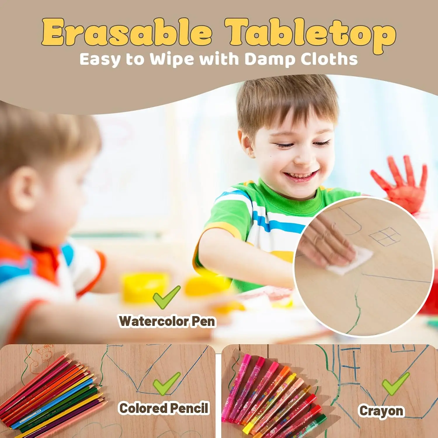 Kids Table and 4 Chairs Set fo - đánh giá và giá Art Craft For Toddlers