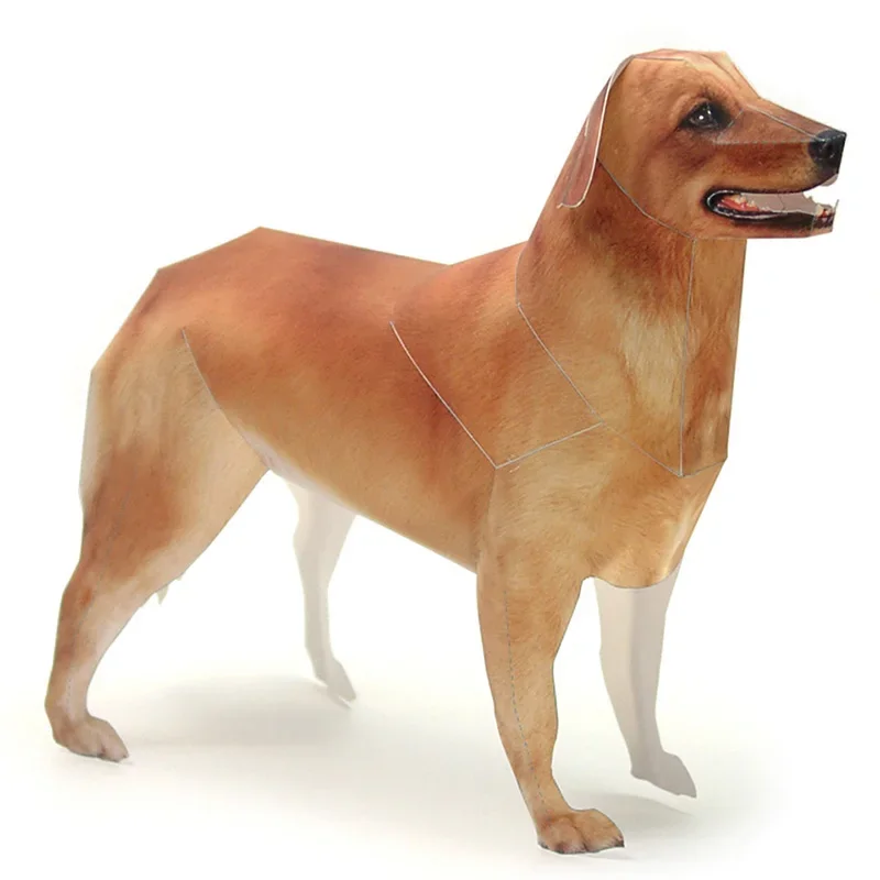 Golden Retriever Dog Paper Mod - đánh giá và giá Art Craft Center