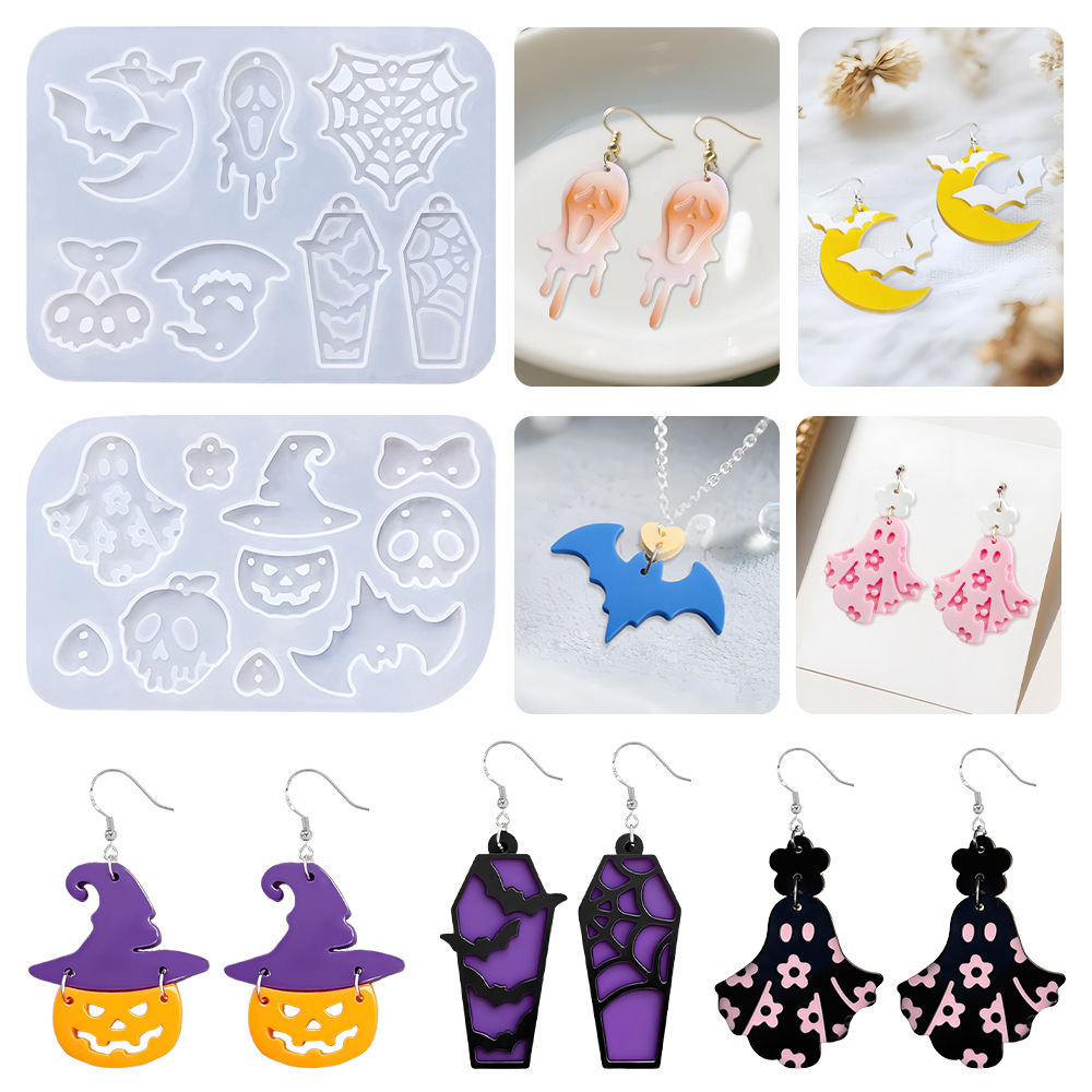 Gothic Earring Silicone Mold D - đánh giá và giá Art Craft Store