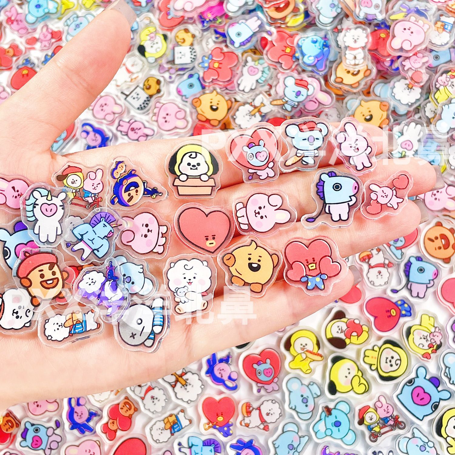100pcs BT21 BTS Single-Layer 1 - đánh giá và giá Art Craft Material