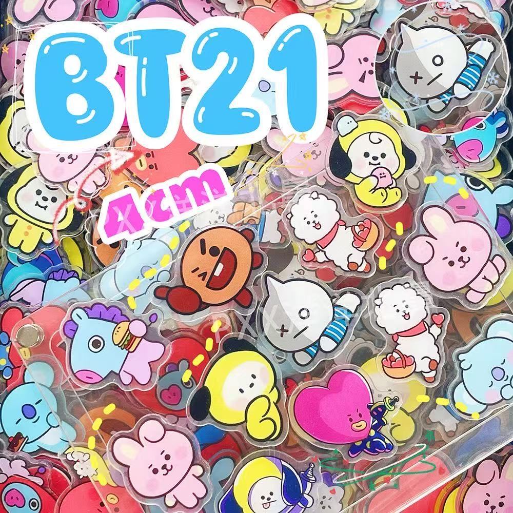 100pcs BT21 BTS Single-Layer 1 - đánh giá và giá Art Craft Material