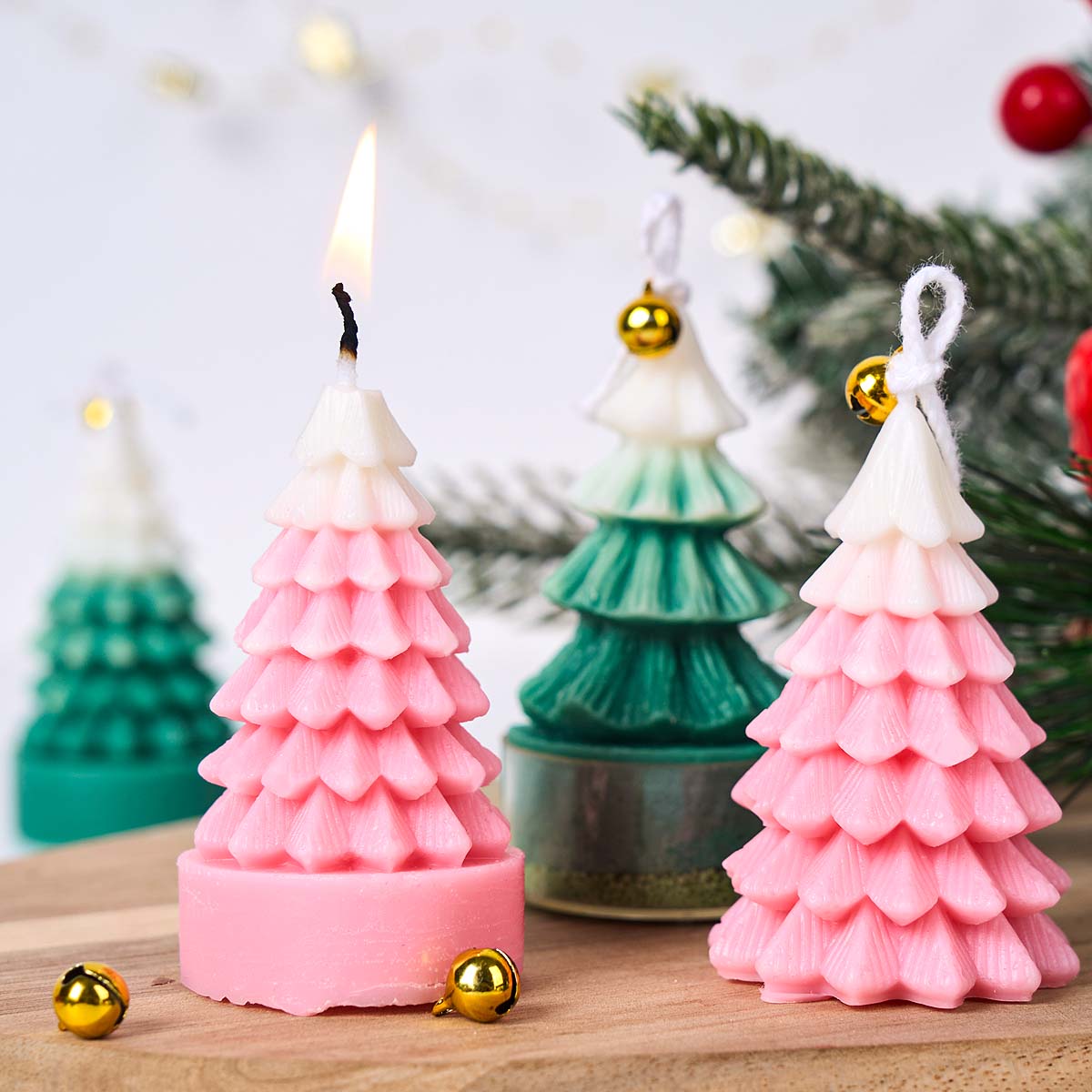 3D Christmas Tree Silicone Can - đánh giá và giá Art Craft Show