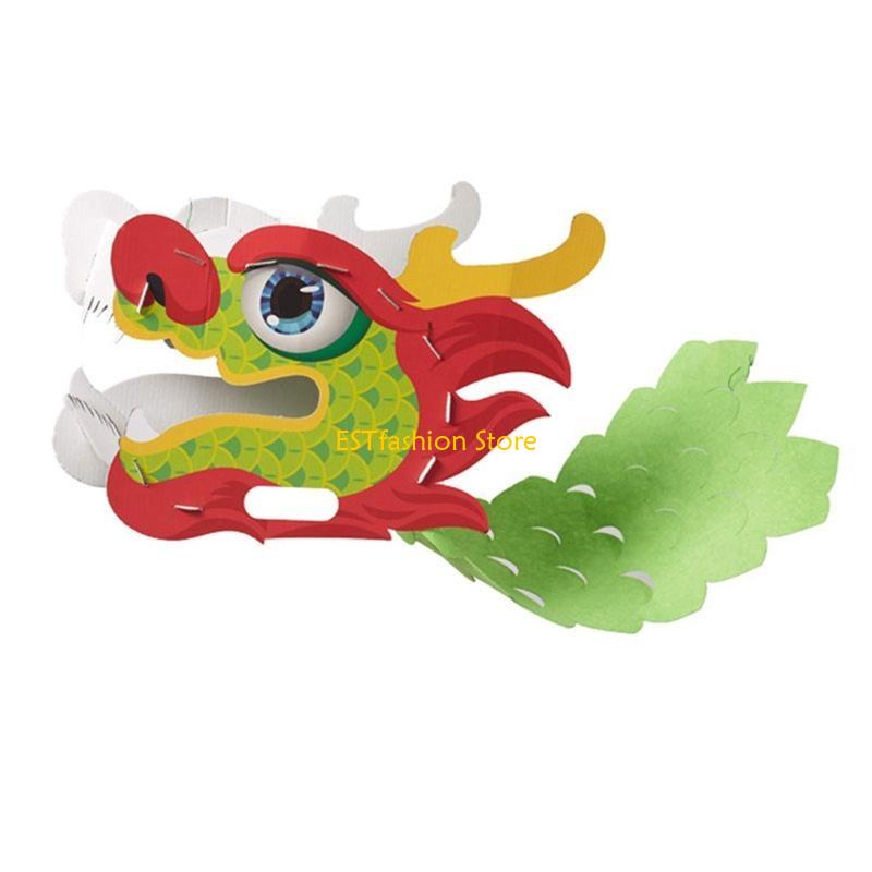 Y5GC Handmade 3D Paper Dragon  - đánh giá và giá Art Craft New Year
