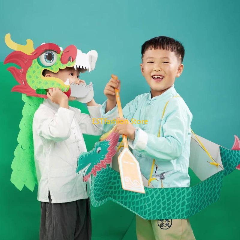 Y5GC Handmade 3D Paper Dragon  - đánh giá và giá Art Craft New Year
