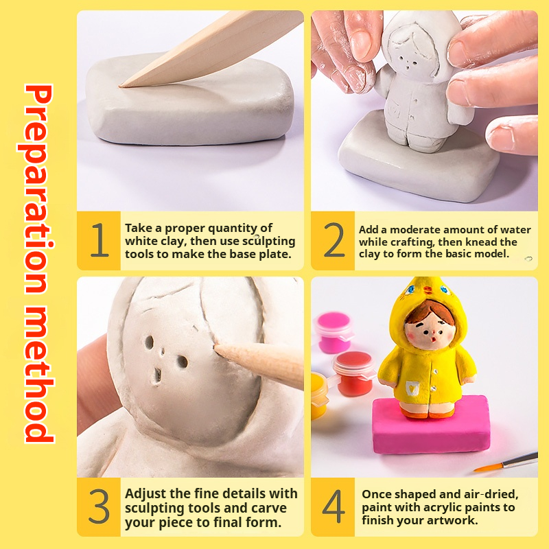 250g/500g/1000g Soft Free Baki - đánh giá và giá Art Craft Clay