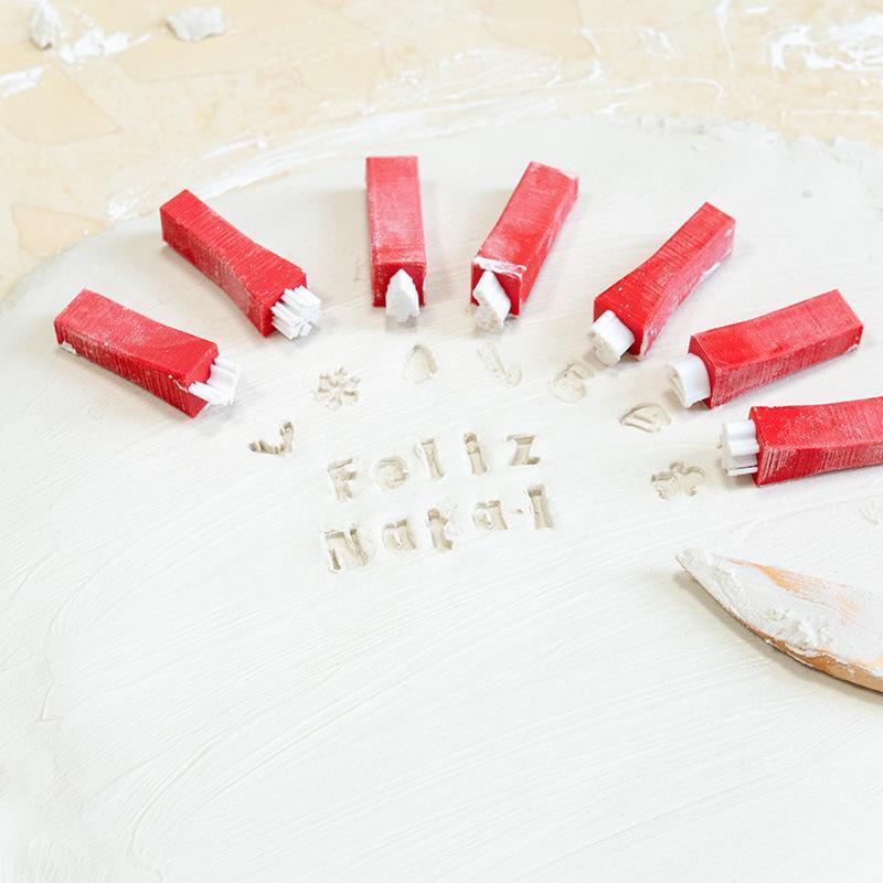 Christmas Style Alphabet Clay  - đánh giá và giá Art Craft Clay