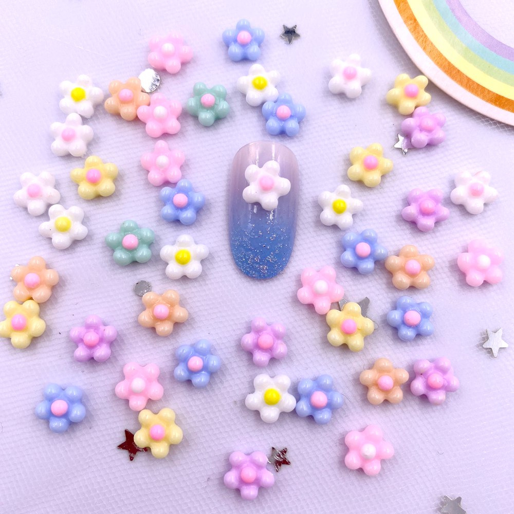 100Pcs 8mm Resin 3D Colorful K - đánh giá và giá Art Craft New Year