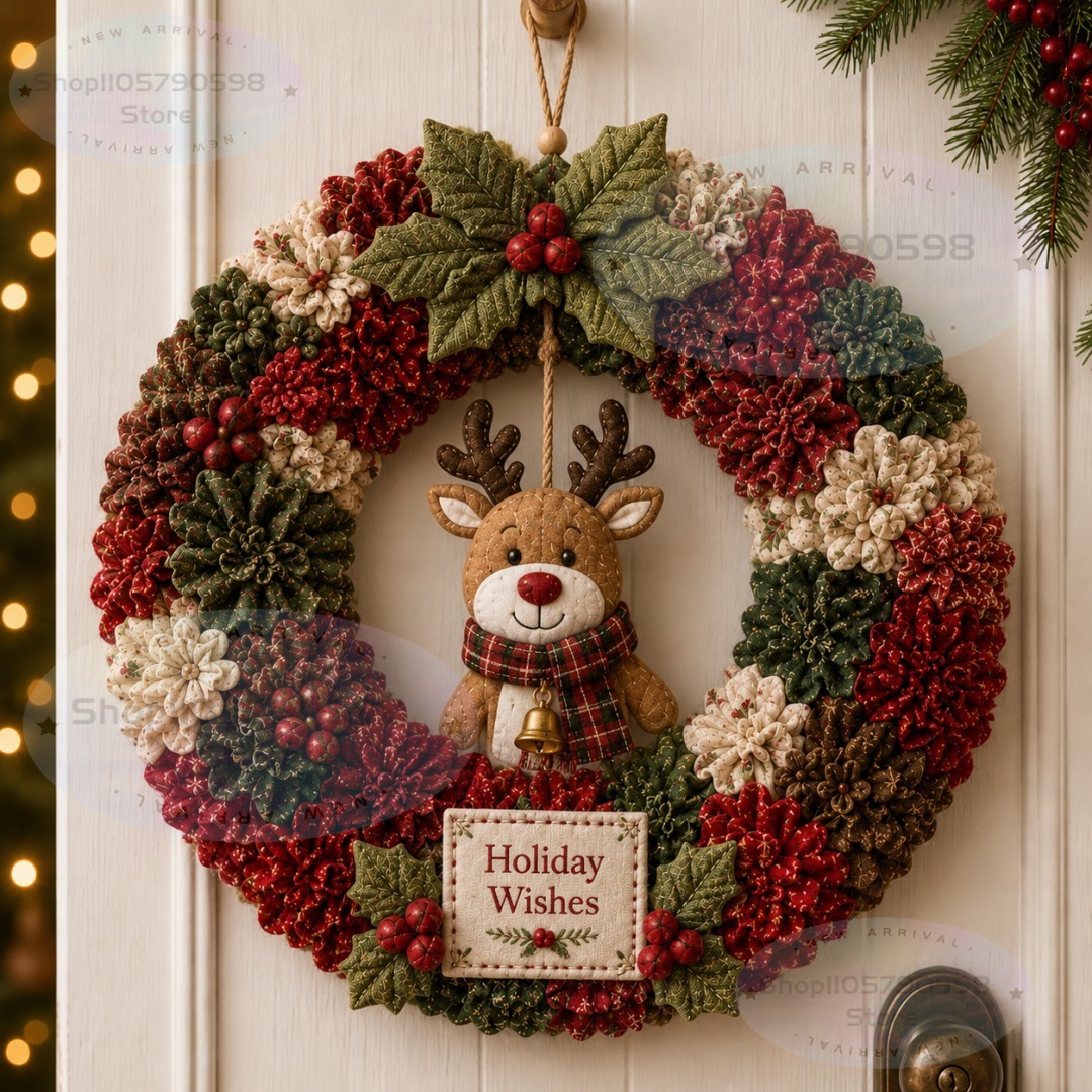 3D Fabric Poke Wreath DIY Kit, - đánh giá và giá Art Craft Material