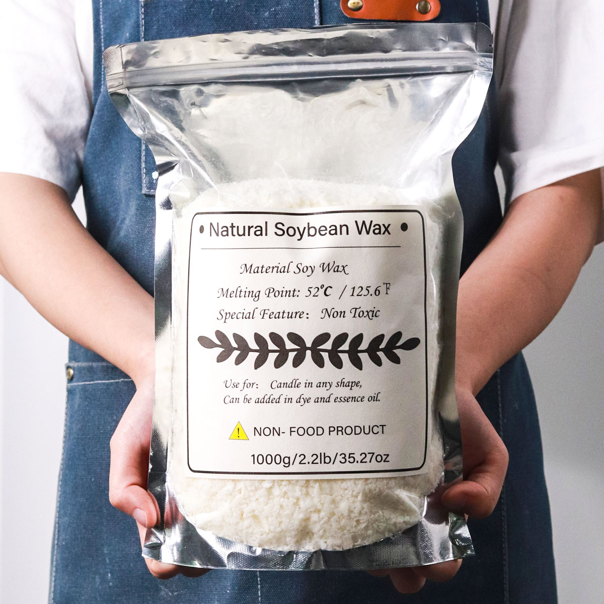 1KG Natural Soy Wax Granular S - đánh giá và giá Candle Making Wax