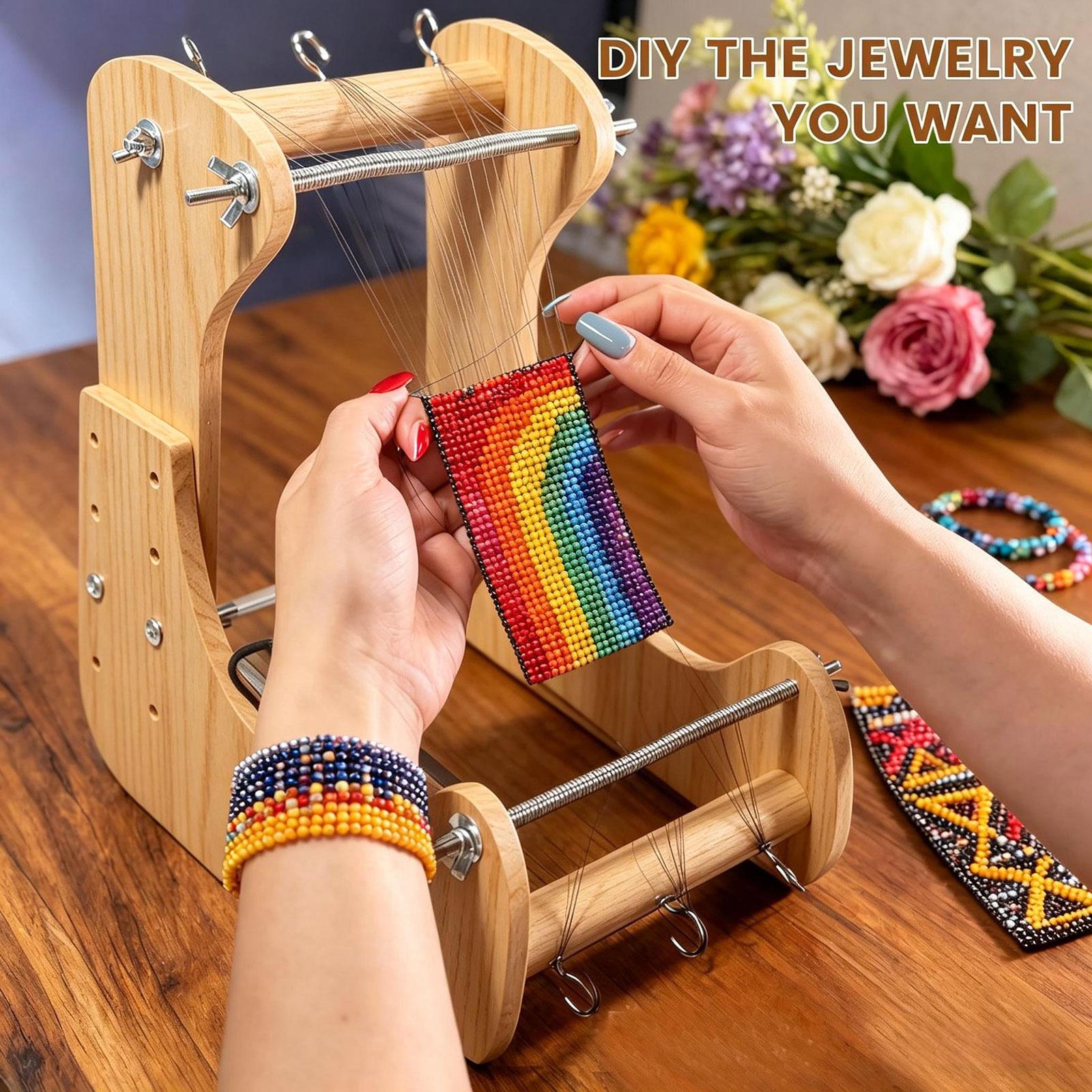 Versatile Bead Loom Adjustable - đánh giá và giá Loom Weaving Frame