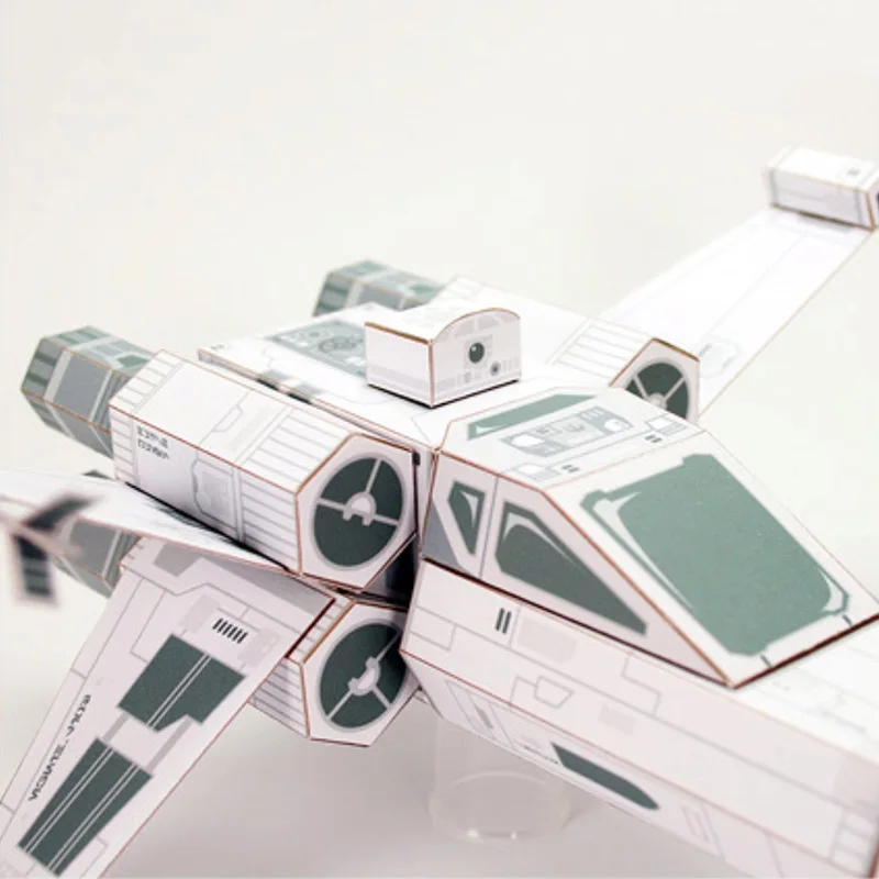 X-WING Fighter White Paper Mod - đánh giá và giá Art Craft Center