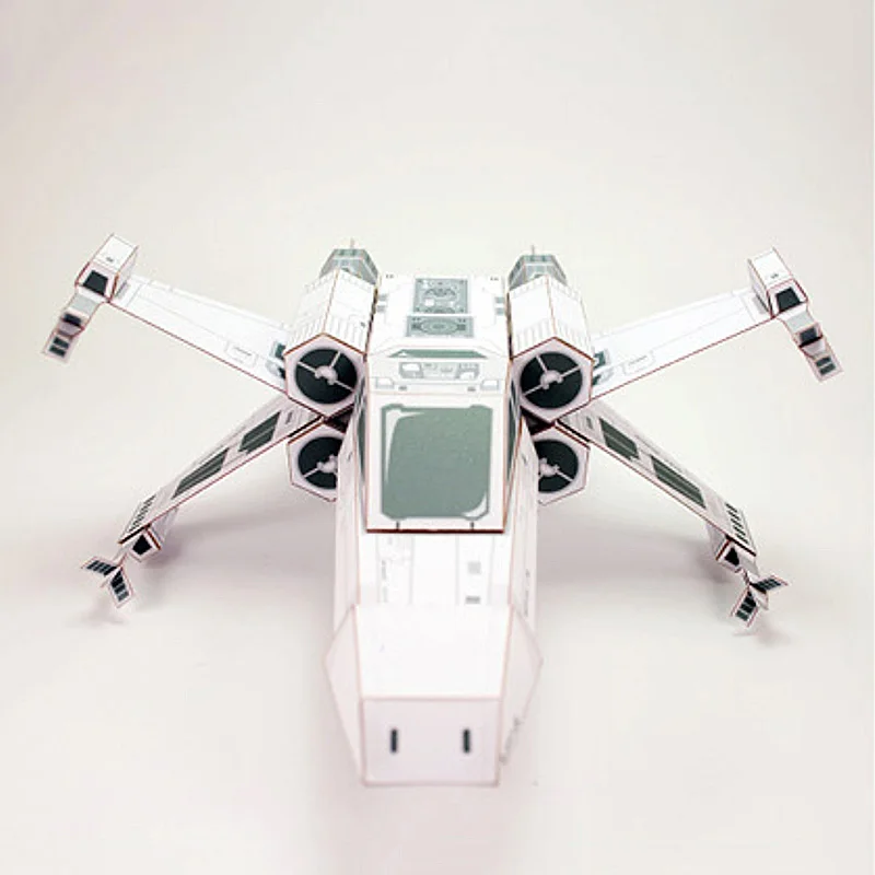 X-WING Fighter White Paper Mod - đánh giá và giá Art Craft Center