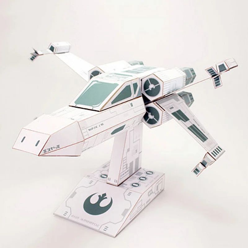 X-WING Fighter White Paper Mod - đánh giá và giá Art Craft Center