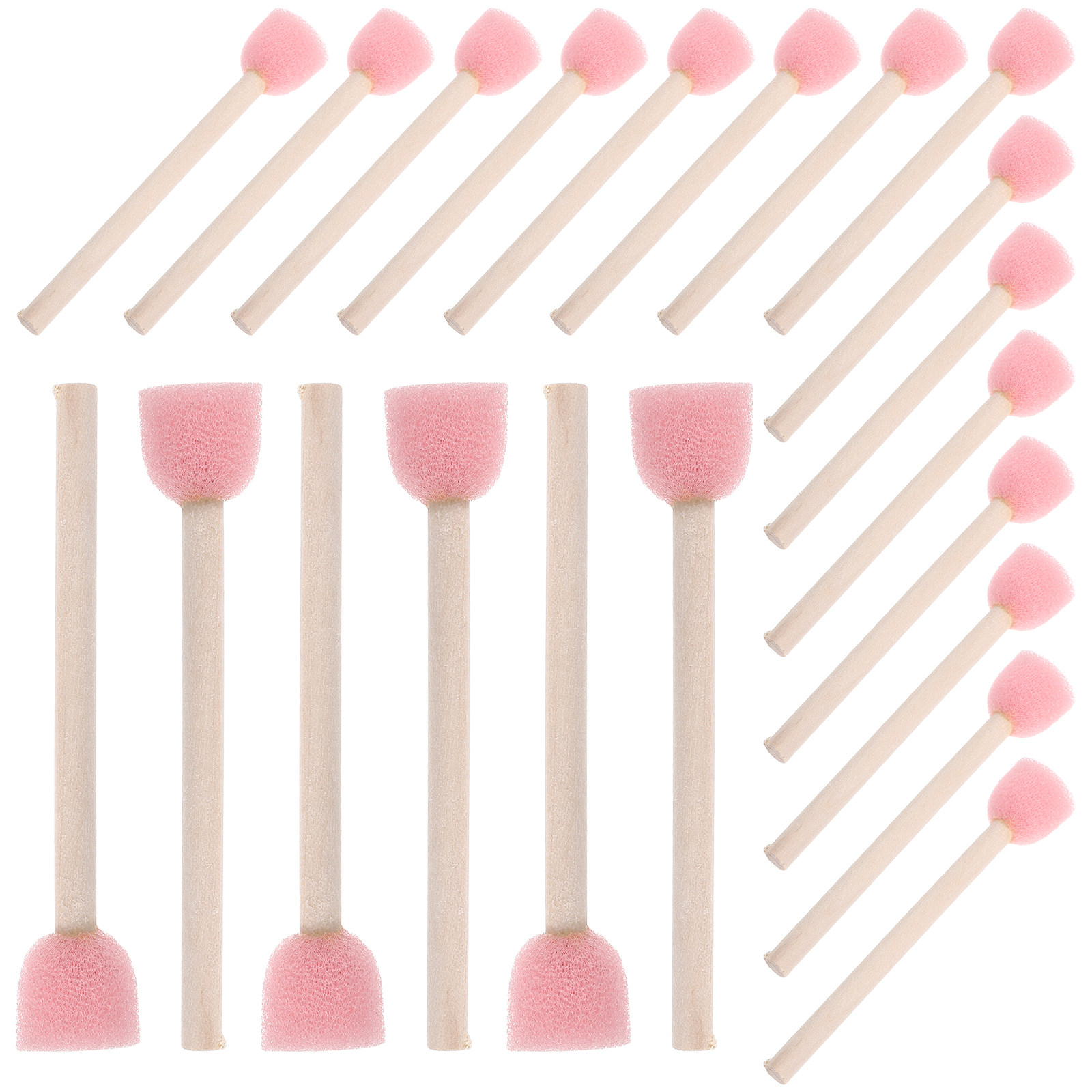 40Pcs Round Sponge Brush Set W - đánh giá và giá Art Craft For Preschoolers